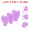 DECOMELODY 3-Piece Silicone Makeup Brush Covers view 3