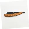 Wooden Manual Beard and Eyebrow Razor with Holder view 4