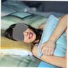ERINGOGO Sleep Mask for Women and Men, Dark Gray Breathable Memory Foam Eye Mask with Contoured Design, Adjustable, Light-Blocking Travel Companion for Flights and view 3