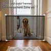 Tall Adjustable Mesh Dog Gate for Small/Medium Dogs view 2
