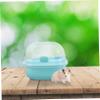 Outdoor Hamster Cage, Transparent PP Travel Carrier for Small Pets view 4