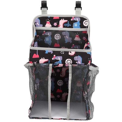 NDiyueAa Baby Crib Hanging Organizer, Corner Diaper Storage Bag, Large Capacity (43 x 25 cm)