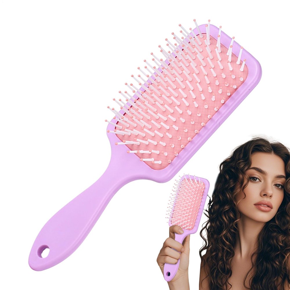 Paddle Styling Brush, 7.5 x 3 x 21.5 cm, Massage Comb with Cushion