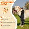Pawfun Dog Recovery Sleeve for Front Legs, Single Anti-Lick Sleeve view 4