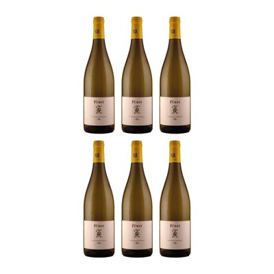Rudolf Fürst Chardonnay R Dry White Wine, Germany, incl. FeinWert E-Book (6 x 0.75 L)