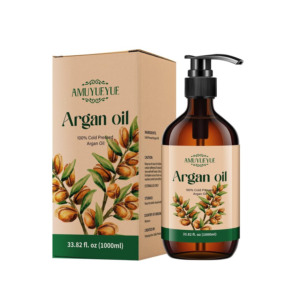 Pure Moroccan Argan Oil – 100% Natural, Organic & Vegan for Face, Hair and Body