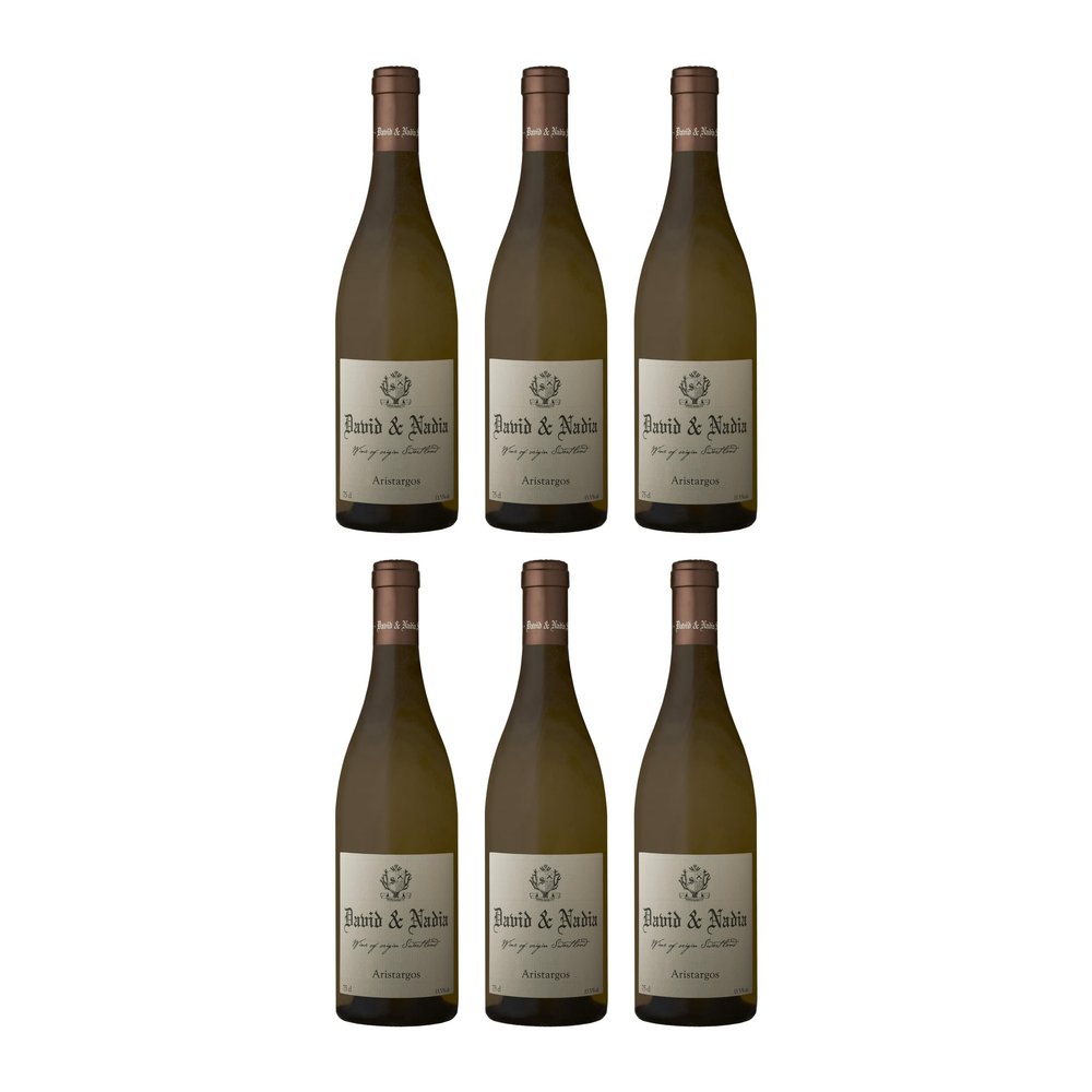 David & Nadia Aristargos Dry White Wine, South Africa, incl. FeinWert E-Book (6 x 0.75 L)
