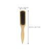 FONDOTIN Wooden Mustache Brush with Comb for Men view 2