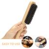 FONDOTIN Wooden Mustache Brush with Comb for Men view 3