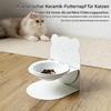 Ceramic Cat Bowl with Adjustable Height and Angle, Magnetic Detachable Design and Non-Slip Base for Small Dogs view 2