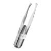 Illuminated Stainless Steel Eyebrow Tweezers view 1