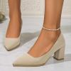 Women's Dirndl Pumps with Heels, Chunky Dance Shoes, Bridal Shoes and Mary Jane Heels view 2