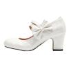 Women's Dirndl Shoes with Heels, Chunky Block-Heel Mary Jane Pumps view 1