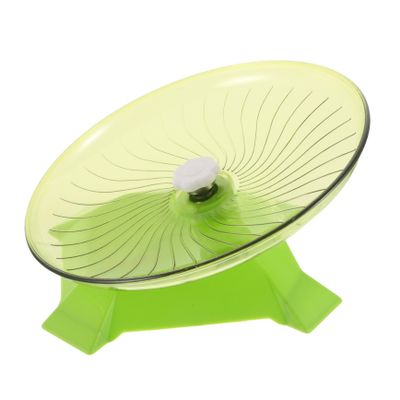 TOYANDONA Quiet Hamster Wheel, Flying-Saucer Style with Stand, for Hamsters and Chinchillas