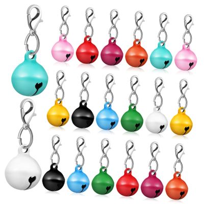 Toddmomy 20-Piece Bells for Dog and Cat Collars, Colorful DIY Charms with Attachments