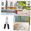 BESPORTBLE 50-Piece Iron Clips for Bird and Small Animal Cages view 3