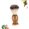 Healvian Beard Brush with Natural Wood Handle and Nylon Bristles view 2