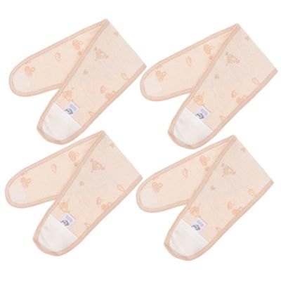FRCOLOR 4-Pack Cotton Baby Belly Bands, Lightweight and Skin-Friendly Navel Protection for Infants
