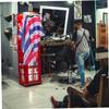 BAZEITFLOW Hair Cutting Cape, Large Patterned Barber Cape, Reusable for Salons and Home, Adults view 4