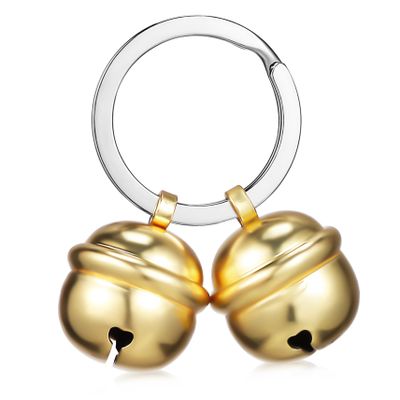 ibasenice Copper Bell for Pet Collars, Durable Safety Pendant for Cats and Dogs