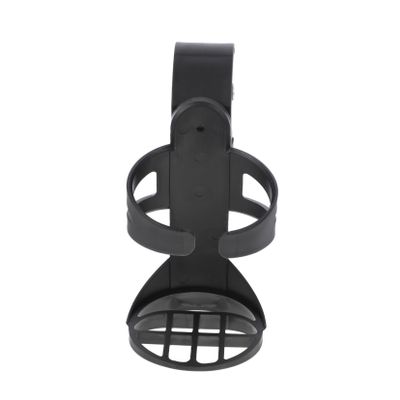 WEKAMOS Rotatable Universal Drink Holder, Black, for Strollers and Bicycles