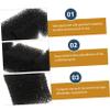 TOYANDONA 4-Piece Sponge Filter Media for Pet Water Fountains, U-Shaped Filter Elements view 2