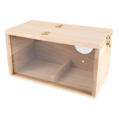 Bird Nest Box with Viewing Window and Acrylic for Budgies