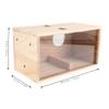 Bird Nest Box with Viewing Window and Acrylic for Budgies view 2