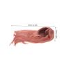 OUNONA Long Pink Center-Part Wig, Straight Synthetic Hair view 2