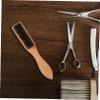 Veemoon Beard Comb and Beard Shaving Brush with Bristles, Ergonomic Khaki Handle view 3