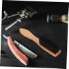 Veemoon Beard Comb and Beard Shaving Brush with Bristles, Ergonomic Khaki Handle view 4