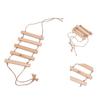 Milisten 2-Piece Wooden Parrot Swing and Climbing Toy view 2