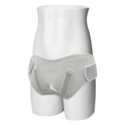 Inguinal Hernia Belt for Men, Adjustable Hernia Truss for Women with 2 Compression Pads, for Unilateral/Bilateral Hernias (L)