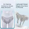 Inguinal Hernia Belt for Men, Adjustable Hernia Truss for Women with 2 Compression Pads, for Unilateral/Bilateral Hernias (L) view 2
