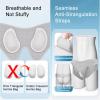 Inguinal Hernia Belt for Men, Adjustable Hernia Truss for Women with 2 Compression Pads, for Unilateral/Bilateral Hernias (L) view 3