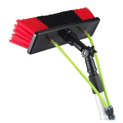 MEVZHH Professional Window Cleaning Brush and Squeegee, 2-in-1 Shower Squeegee with Extension Pole, for Indoor/Outdoor Windows, 5 m/6 m