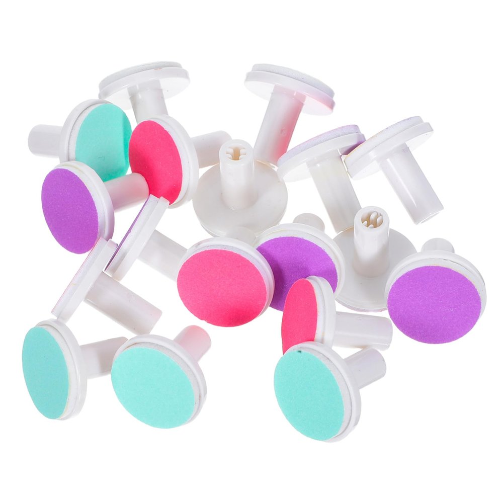 ORFOFE 18-Piece Electric Nail File Replacement Pads, Compatible Nail Trimmer Grinding Heads for Newborns and Toddlers