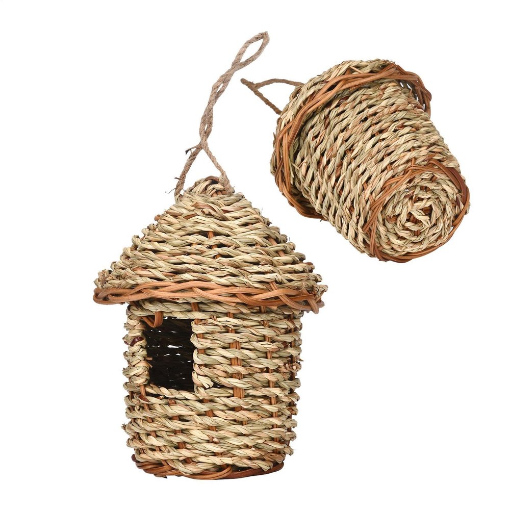 Genrico Outdoor Hummingbird Houses for Parrots | Nesting Cave