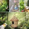 Genrico Outdoor Hummingbird Houses for Parrots | Nesting Cave view 4
