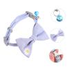 SUPVOX Adjustable Cat Collar with Bell, Padded, Breathable and Durable, Blue view 3