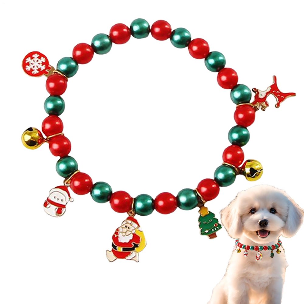 Christmas Cat Collar with Festive Charms