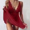 Women's Lace Sleepwear Set with V-Neck (XXXL) view 3