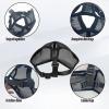 JOOTUEPO Won't Cover Forehead Dog Muzzle for Short-Nosed Dogs, French Bulldog Muzzle with Adjustable Mesh Head Strap, for Dogs with Short Snouts, Anti-Biting, Chewing and Barking (M) view 2