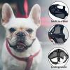 JOOTUEPO Won't Cover Forehead Dog Muzzle for Short-Nosed Dogs, French Bulldog Muzzle with Adjustable Mesh Head Strap, for Dogs with Short Snouts, Anti-Biting, Chewing and Barking (M) view 3