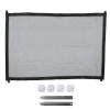 Pet Safety Guard Mesh Barrier, Dog Protection, Indoor, Lightweight, Portable, White, 4 Hooks, 2 Telescopic Rods (S) view 1