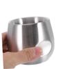 200 ml Stainless Steel Shaving Bowl for Men, Sturdy and Lightweight, Silver view 3