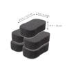 Horse Cleaning Sponges, 10-Pack, Black, for Horse Grooming view 2