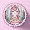 CGD Edible Cake Topper, Unicorn L3 (Wafer Paper) view 1