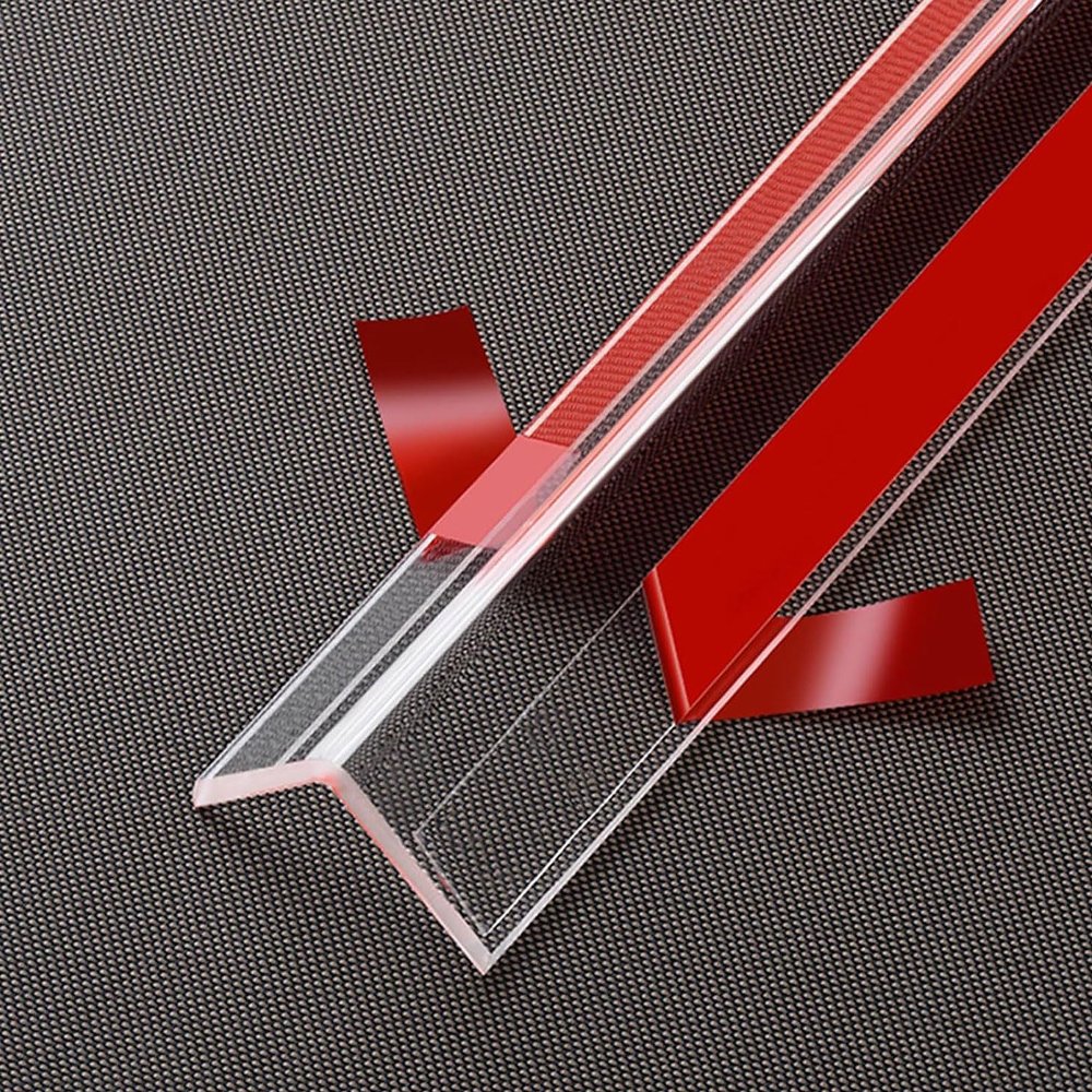 Wansiman L-Shaped Transparent Self-Adhesive Corner Protector Strip