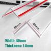 Wansiman L-Shaped Transparent Self-Adhesive Corner Protector Strip view 2